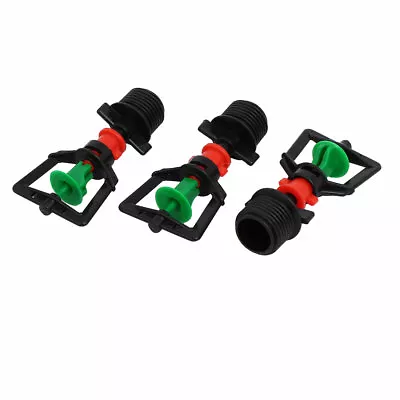 1/2BSP Plastic Irrigation System 360 Degree Rotating Micro Sprinkler Nozzle 3pcs • $7.58