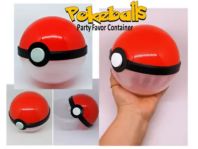 12 Pokeballs Party Favor Containers  • $72