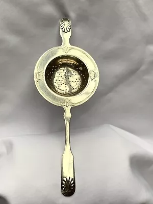 Magnus Aase Antique Norwegian Antique Silver Tea Strainer 830 Fine 1916 • $110