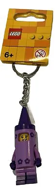 Lego Purple Crayon Girl  Keychain Bag Tag - New With Tags • $11