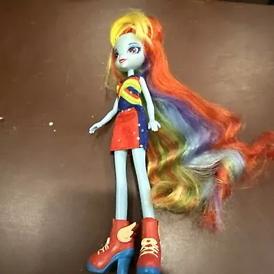 My Little Pony Equestria Girls Rainbow Dash Hair Styling Doll Long Hair W/ Shoes • $15