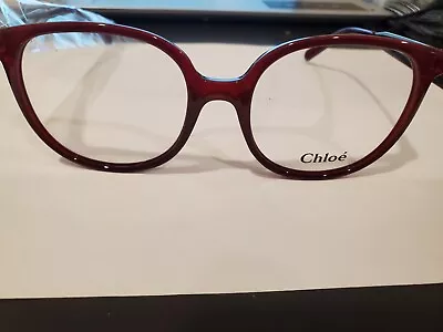 100% Authentic Eyeglasses Chloe Ce 2696 603 Bordeaux 54/18/135 ITALY NEW PERFECT • $45