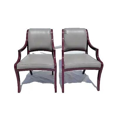 Century Hickory Arm Chairs Set Of 2 • $695