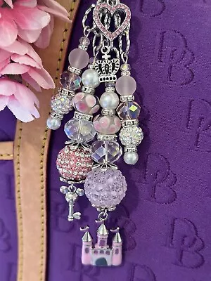 Original Handbag Jewelry Purse CHARM Murano Glass Beads Princess Castle • $26