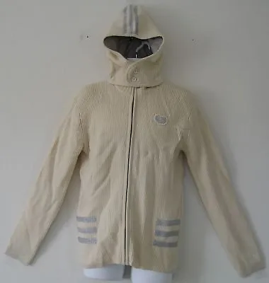 Adidas RARE VINTAGE CARLO GRUBER Hoody CARDIGAN Sweatshirt Jacket Superstar Sz M • $269.99