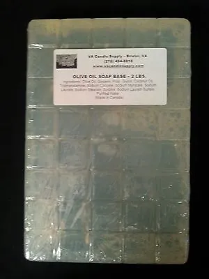 2 Lbs Olive Oil Melt And Pour Soap Base  Soap Making Supplies • $18.05