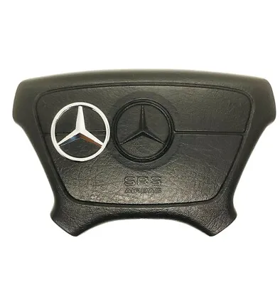 For Mercedes Steering Wheel Star W124 W210 W208 W140 W202 Chrome Logo Emblem • $21.50