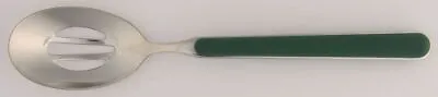 Mikasa Fantasia-Hunter Green  Pierced Serving Spoon 1953175 • $7.99