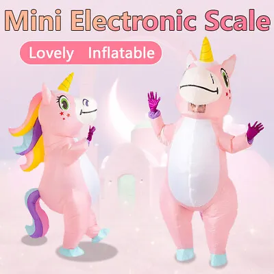 Adults Inflatable Unicorn Costume Christmas Party Cosplay Blow Up Fancy Dress AU • $20.99