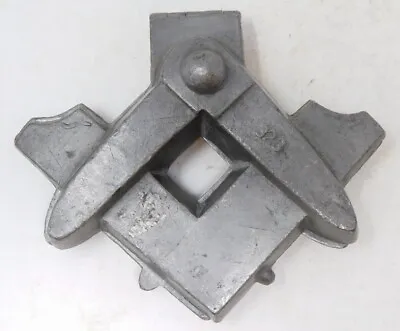 Masonic Chocolate Mold #323 Zinc Square & Compass Ice Cream C. 1900 Antique • $95