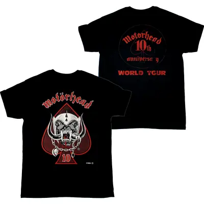 Motorhead Anniversary Tour 10th 1985 T-Shirt Black For Fans S-3XL • $9.99