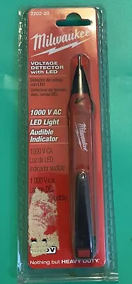 Milwaukee 2202-20 Work Light Voltage Detector - Red • $18