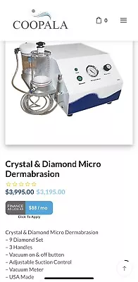 Professional Crystal Microdermabrasion Machine • $1215