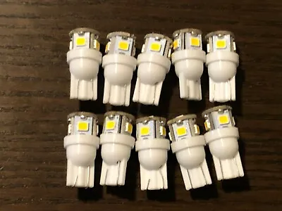 10 New Warm White 8V Wedge Lamp LED Light Bulbs For Zenith Receivers • $13