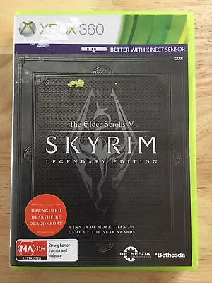 The Elder Scrolls V: Skyrim Legendary Edition Xbox 360 • $16.95