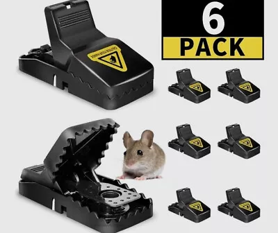 6 Pack Mouse Traps Rat Mice Killer Snap Trap Power Rodent Heavy Duty Pest Trap • $6.15