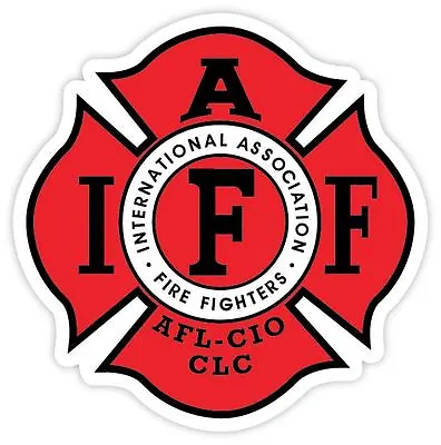 Fire Fighters International Association IAFF Red Vinyl Sticker Decal AFL Sizes • $4.90