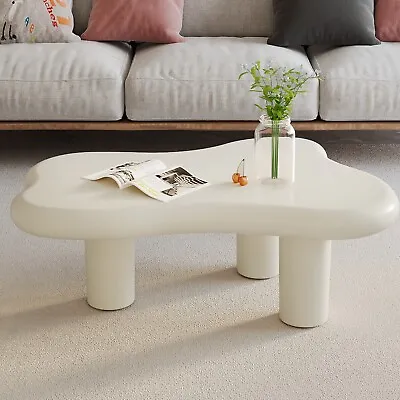 Guyii Coffee Table Modern Living Room End Side Table Cloud-Shaped Table White • $239.89