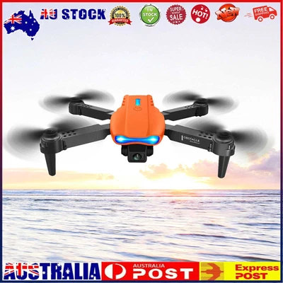 $35.30 • Buy Aeroplane USB Charging FPV Drones For Boys Girls (Orange 3Battery 2 Camera) *