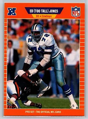 1989 Pro Set #91 Ed (Too Tall) Jones Dallas Cowboys • $0.99