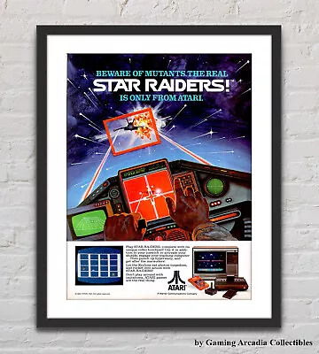 Star Raiders Atari 2600 Glossy Promo Ad Poster Unframed G4268 • $14.98