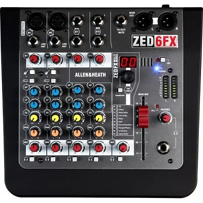 Allen And Heath ZED-6FX Analog Mixer With Effects • $259.99
