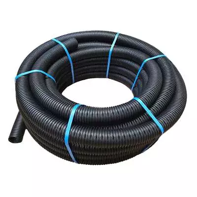 Perforated Land Drainage Pipe - 60mm (2 ) 25 Meters Coil • £54.99