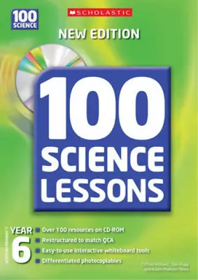 100 Science Lessons For Year 6 With CDRom Clifford Hibbard Tom Rugg Karen Mal • £3.35