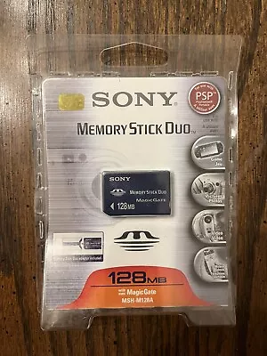Sony Duo 128 MB Memory Stick (MSH-M128A/N) NEVER USED • $25