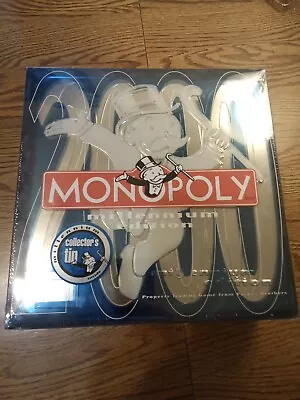 Monopoly Millennium Edition 2000 Collector's Tin Parker Brothers VTG NEW SEALED • $44.20