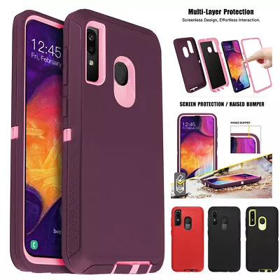 Case For Samsung Galaxy A20/A30 Heavy Duty Case Anti-fall Shockproof Cover • $11.99