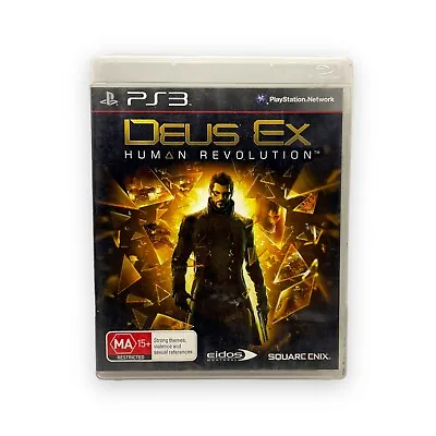 Deus Ex Human Revolution (Sony Playstation PS3) Game Complete W/ Manual - Tested • $6.99