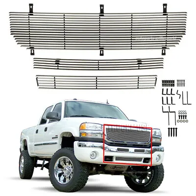 For 03-06 GMC Sierra 1500/2500HD/3500 2007 Classic Sierra Polished Grille Grill • $99.99