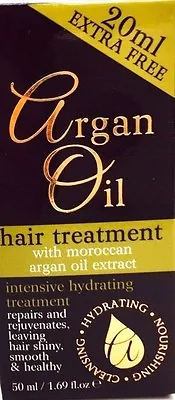 Moroccan Argan Oil Hair Treatment 50ml Intensive Hydrating Treatement • £4.75