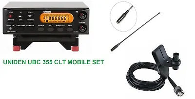 Uniden Ubc 355 Clt Desk Mobile Scanner Receiver Marine Band Air Pmr Mobile Set . • £129.95