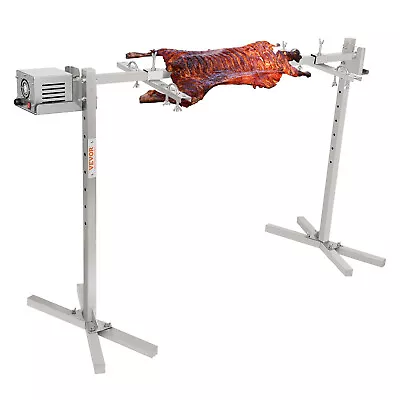 VEVOR 51  Electric Rotisserie Spit 42W Motor BBQ Rotisserie Grill Pig Lamb 90lb • $122.39