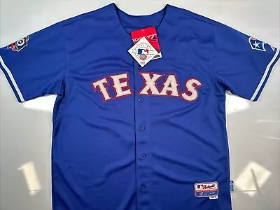 Texas Rangers 2012 40th Anniversary Cool Base Jersey Ian Kinsler Size 50 (NWT) • $149.99