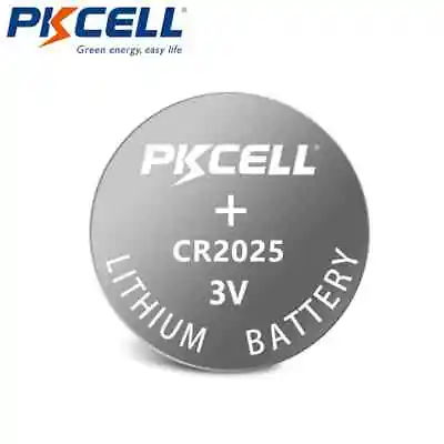 PKCELL CR2025 3V Lithium HQ Battery High Capacity 150mAh Best Before 12/25 • £1.59