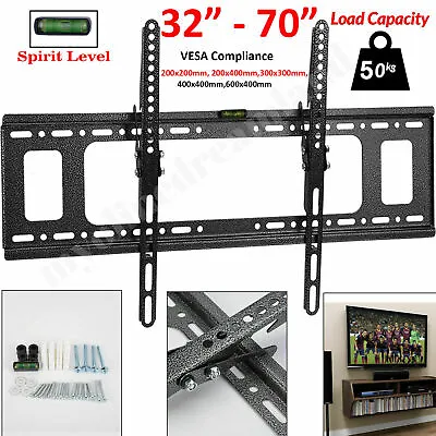 TV Wall Bracket Mount Tilt Full Motion For 32 40 42 50 55 58 60 65 70  Inch TVs • £9.99