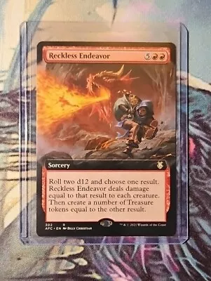 Reckless Endeavor (Extended Art) Adventures Forgotten Realms Commander NM 458058 • $16