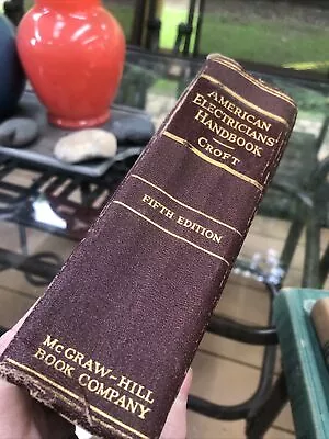 $9.99 • Buy American Electricians’ Handbook Croft,5th Edition 1942