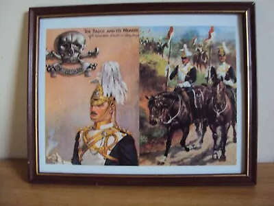 A Vintage Framed Army Picture Of The 17th Lancers • £0.99