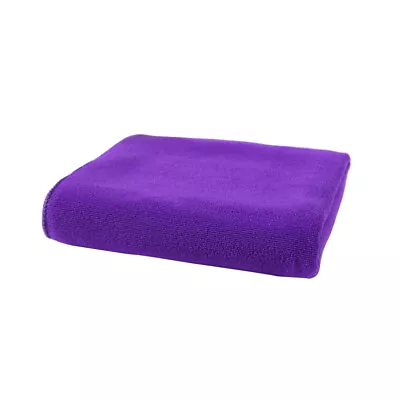 Purple Microfiber Bath Towel 70x140cm Absorbent Fast Dry For Sports & Travel • $10.15