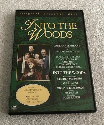 £9.98 • Buy Into The Woods. Live. Original Broadway Show. Musical. 153 Minutes. Dvd.Region 2