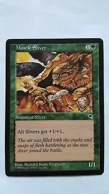 1x MUSCLE SLIVER - Tempest - MTG - NM - Magic The Gathering • £3.50