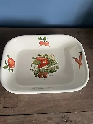 Vintage 50s Egersund Norway Vegetable Dish - Mid-Century Country Kitchen Style • £8