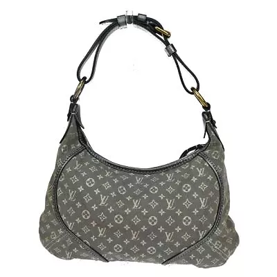 Louis Vuitton Manon Grey Canvas Shoulder Bag Authentic • $676