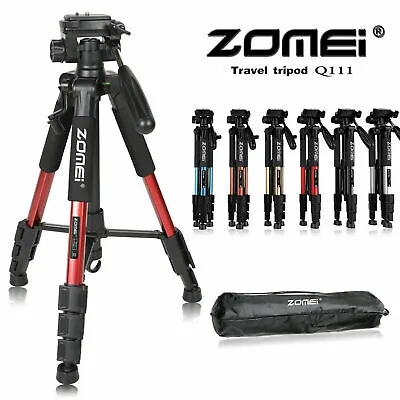 $28.89 • Buy Zomei Q111 Portable Flexible Camera Tripod Pan Head For Cannon Nikon Sony Camera