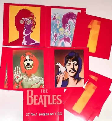 Beatles No. 1's Promo (9) Square Posters 2000 Apple Richard Avedon Art 2-Sided • $54.99