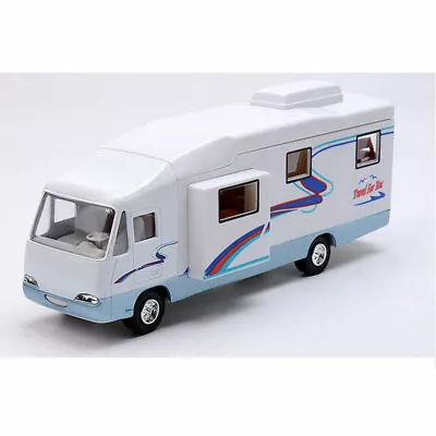 Motorhome Camper RV Caravan Model Car Diecast Toy Vehicle Kids Gift Pull Back • $18